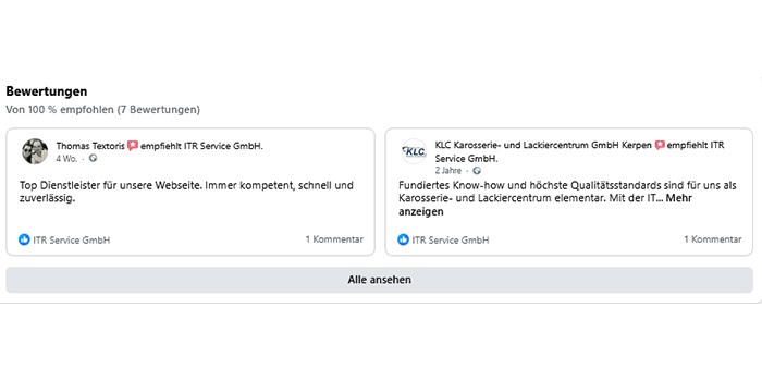 Facebook ITR